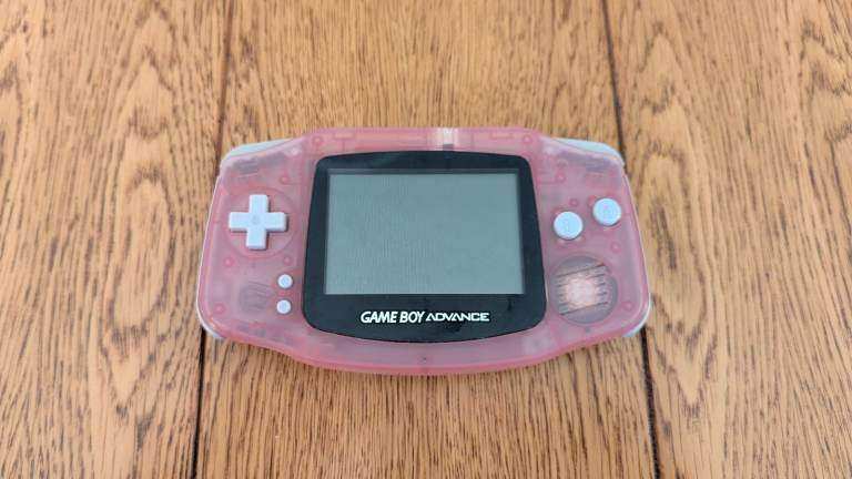 Gameboy Advance Transparent pink fully working class b condition