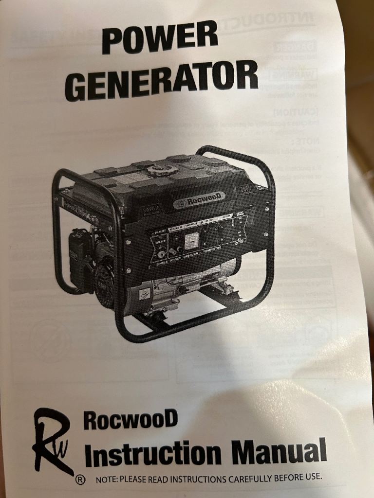 Rocwood RWPG1 Power Generator - Brand New in Box