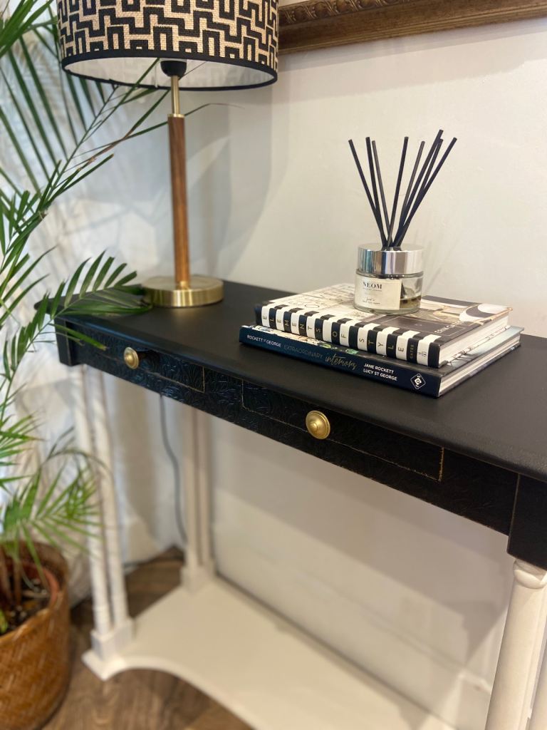Bespoke finish console table 