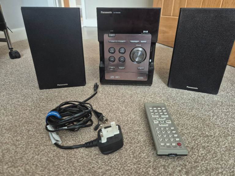 Panasonic SA-PM46DB Micro Hi-Fi System with DAB Radio and Speakers