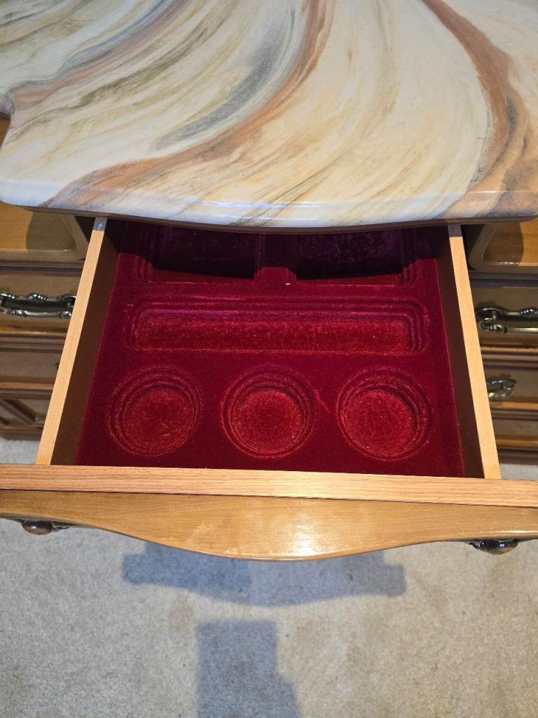 Luxury Windsor Buffet Bedroom Set (marble tops)