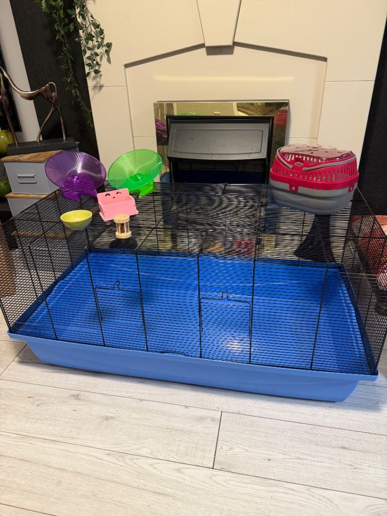100x50cm hamster cage with toys 