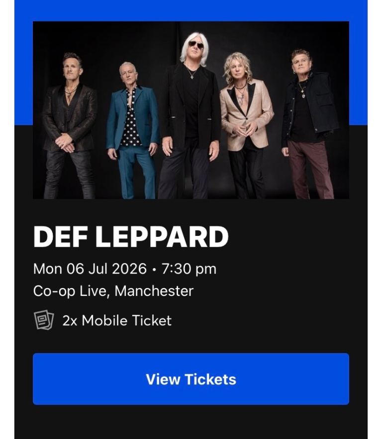 Def lepard tickets 