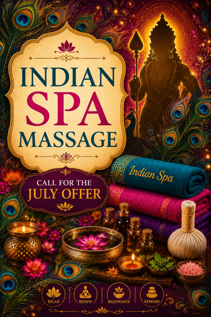 Full body Indian Massage Harrow with an Indian Therapist ask for special
