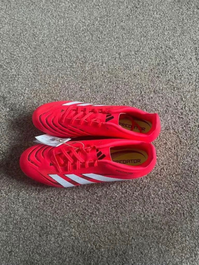 Brand New Adidas Predator Football Boots - UK 12