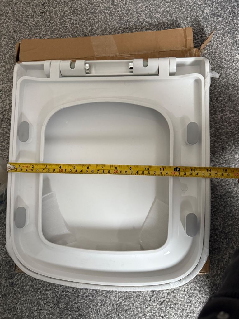 Soft Close Toilet Seats White with Quick Release