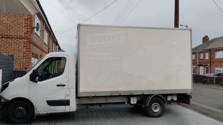 Box from bobby's crisps van