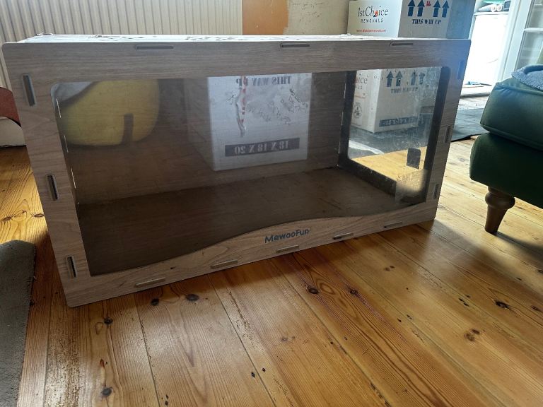  Wooden Hamster or Small Pet Cage/enclosure with Clear Front mewoofun
