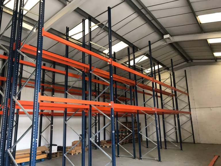 MECALUX WAREHOUSE PALLET RACKING STORAGE FRAMES & BEAMS 