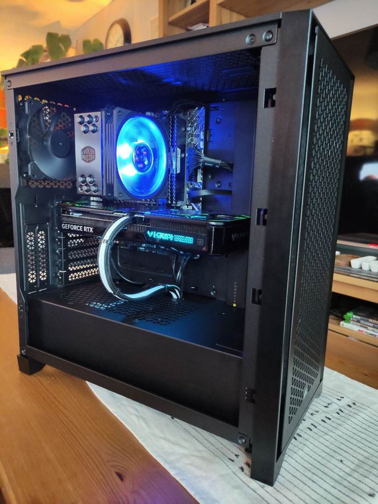CORSAIR Gaming PC, Intel Core i5 12400F, RTX 4060TI, 16GB RAM, SSD/HDD