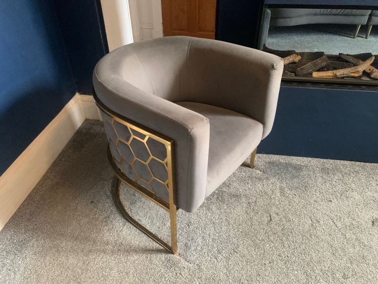 Art Deco Style Tub Chair
