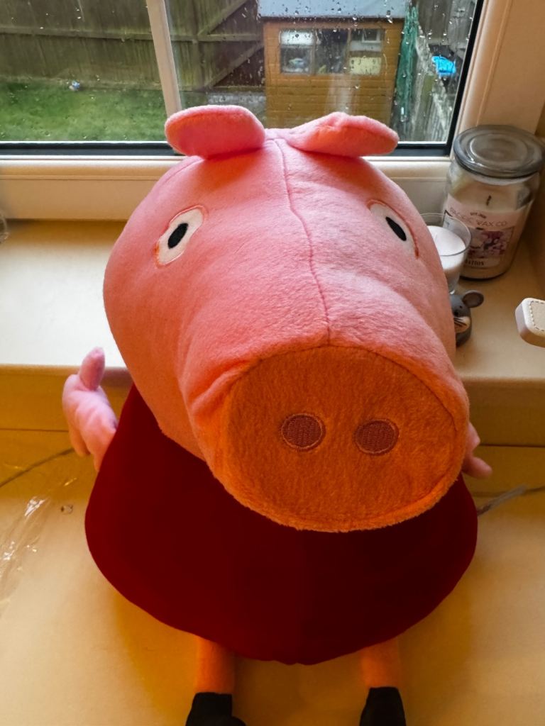 giant peppa pig plush 
