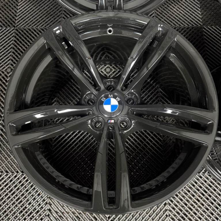 19'' GENUINE BMW M3 M4 437M BLACK ALLOY WHEELS TYRES ALLOYS 