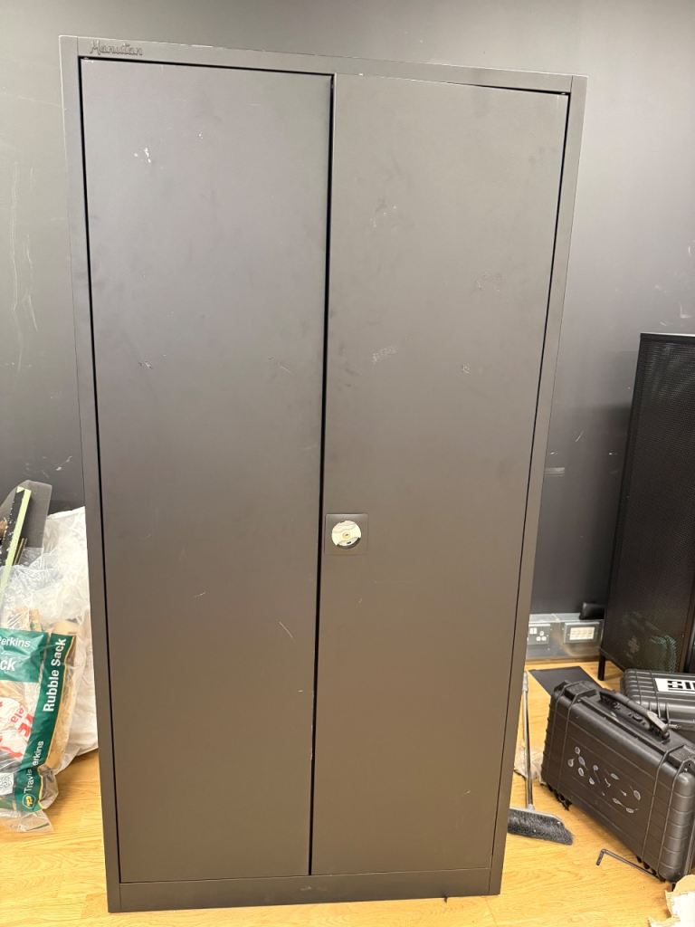 Large Black Locker/Cabinet 