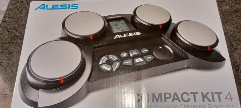 Alessis Compact 4 Portable Table Top Electonic Drum Kit