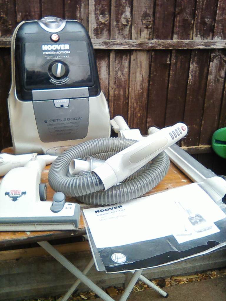 Hoover free motion Cyclean vacuum cleaner.