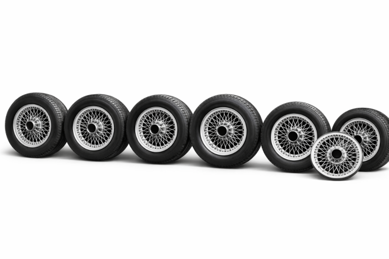 Jaguar E-Type wide wheels for sale