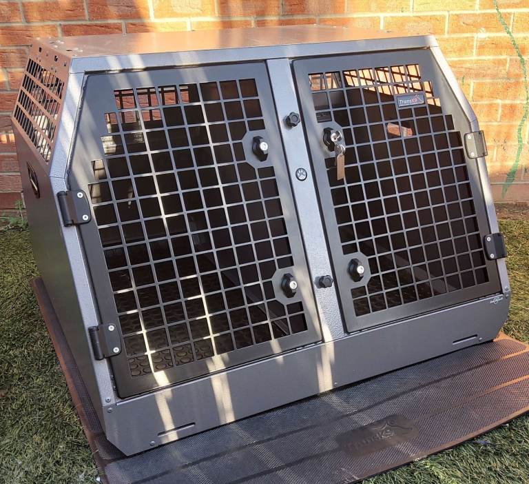 Trans K9 ( B17 ) Transport double dog box (Lockable & Crash Tested) TransK9
