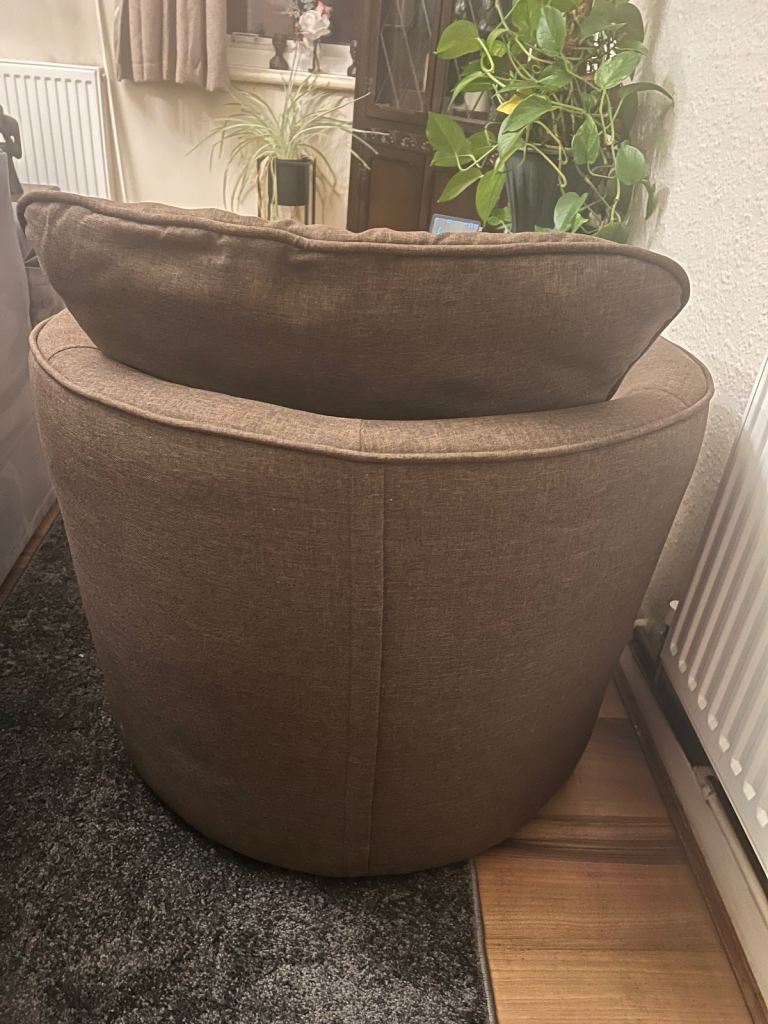 image for Brown swivel chair 