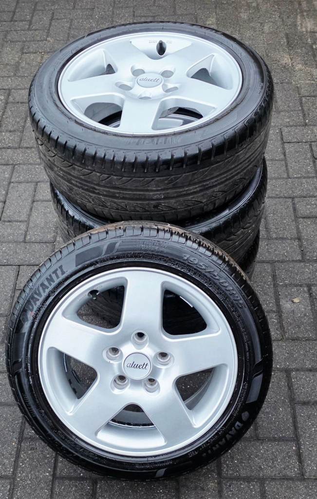 Aluett 15" 5x112 alloys audi skoda seat vw