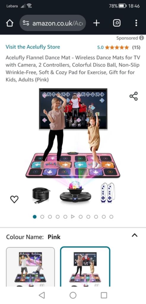 Dance mat