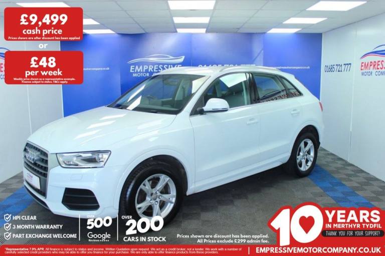 2017 17 AUDI Q3 2.0 TDI SE SUV 5DR DIESEL MANUAL EURO 6 (S/S) (150 PS) DIESEL