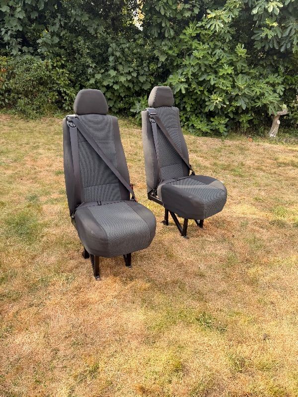 VW car seats from caddy