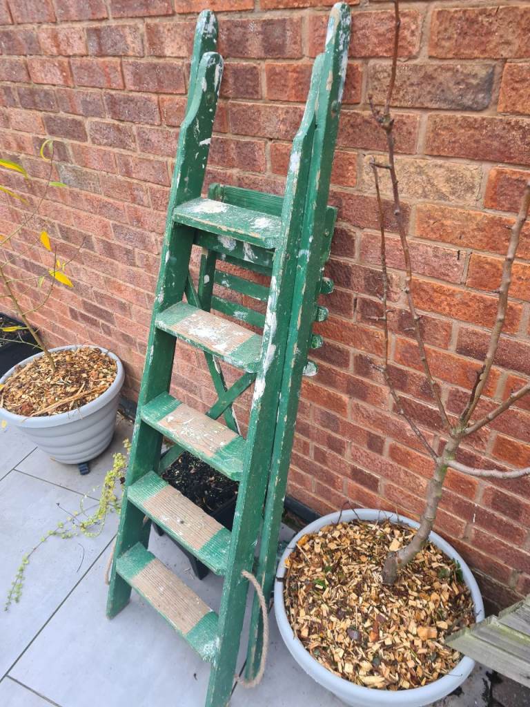 Wooden ladder