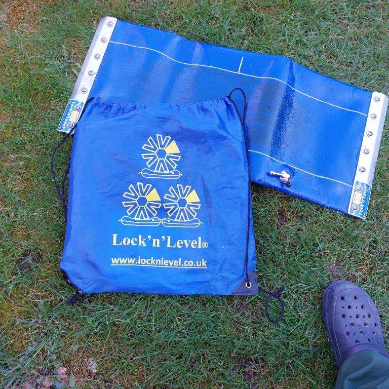 Caravan lock and level.