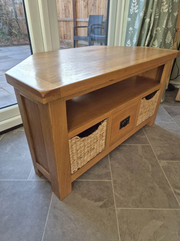 Oak TV unit and Coffee Table