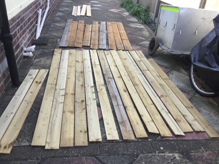 Overlap timber job lot new 