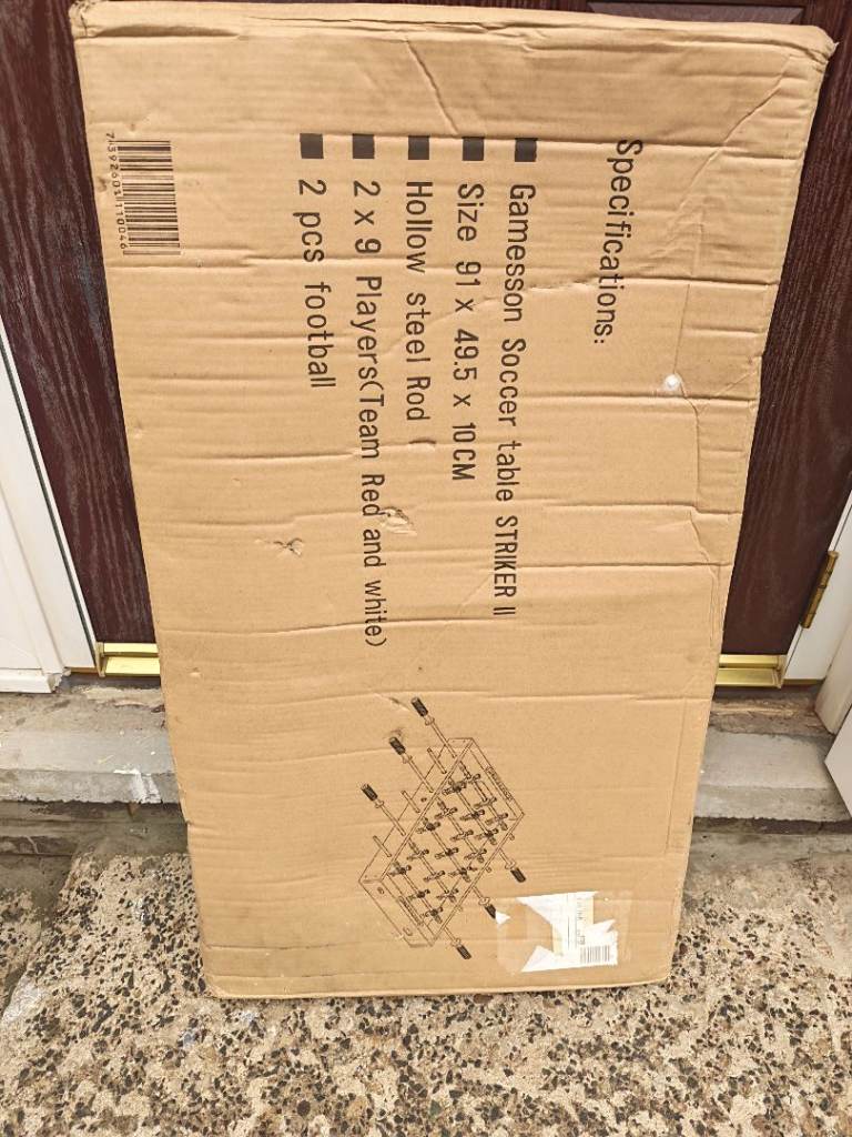 Brand New Gamesson Striker II Table Football / Foosball Table — Still in Box