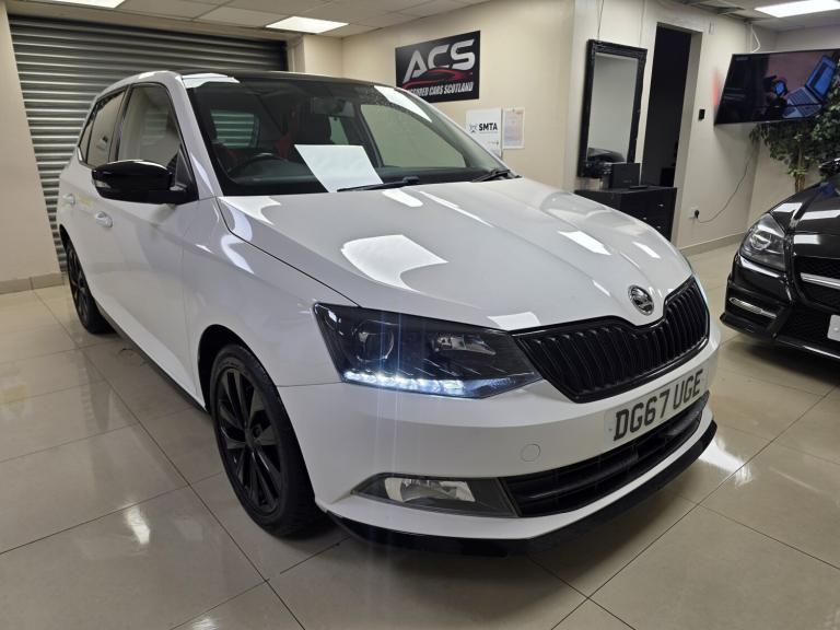 SKODA FABIA 1.2 TSI Monte Carlo White Manual Petrol WARRANTY 12 MONTHS MOT