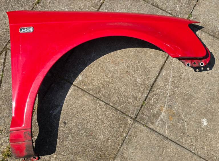 2006 audi a3 drivers side wing red
