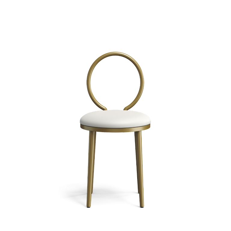 The Halo Stool: Golden Light, Airy Form