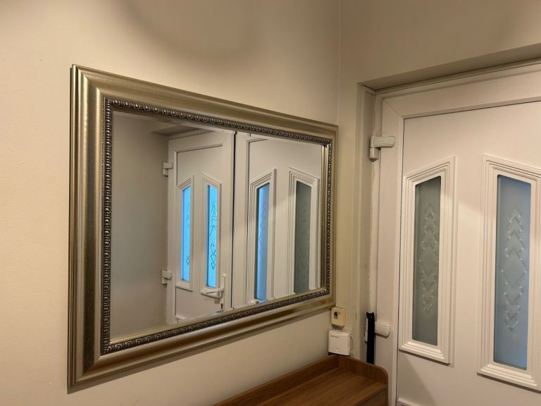 Large wall mirror