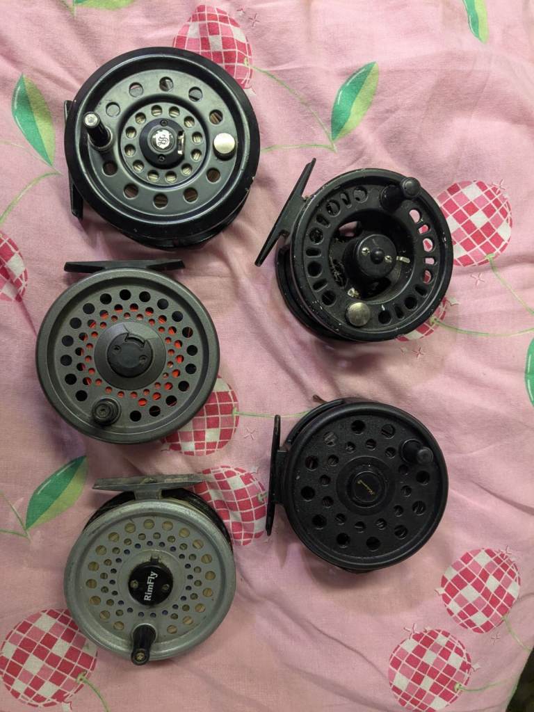 x5 fly fishing reels going for £20 grab a bargain
