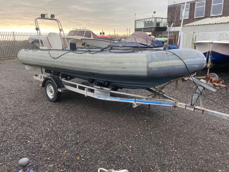 Avon rib 90hp outboard | in Southsea, Hampshire | Gumtree