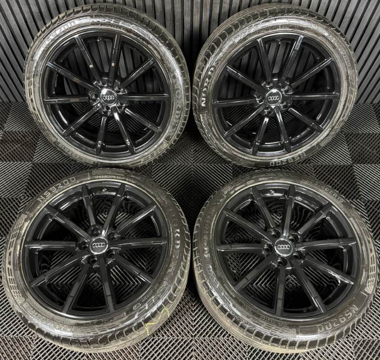 19'' GENUINE AUDI Q3 S LINE BLACK EDITION ALLOY WHEELS TYRES ALLOYS