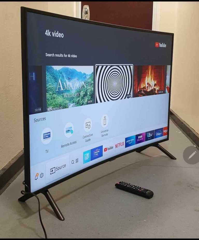 65"SAMSUNG CURVE 4K ULTRA UHD HDR SMART WIFI LED TV 290£