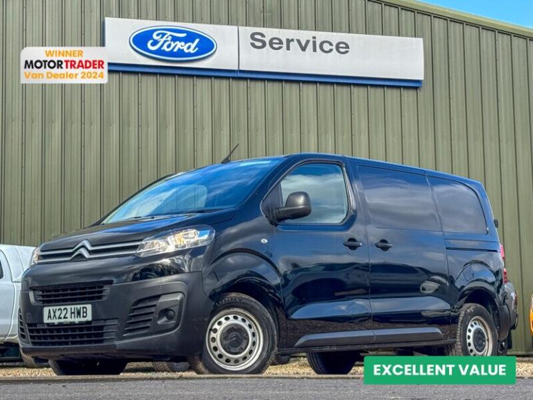 2022 Citroen Dispatch MWB L2H1 Low Roof Enterprise 1400 Air Con Sensors Euro 6 Panel Van Diesel M...