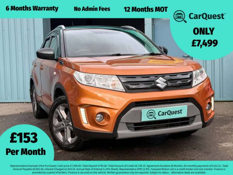 2016 Suzuki Vitara 1.6 Vitara SZ-T 5dr SUV Petrol Manual