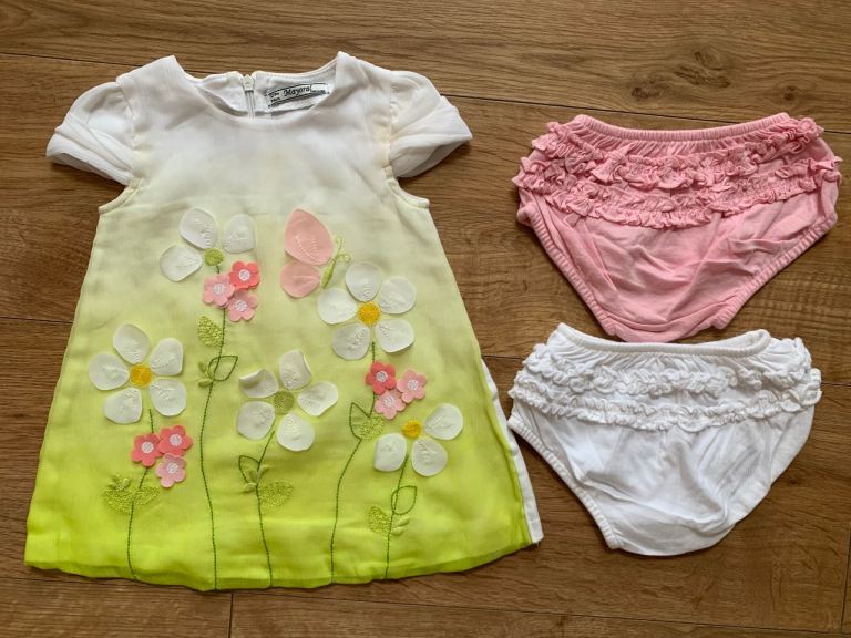 Mayoral floral dress 9 moths old