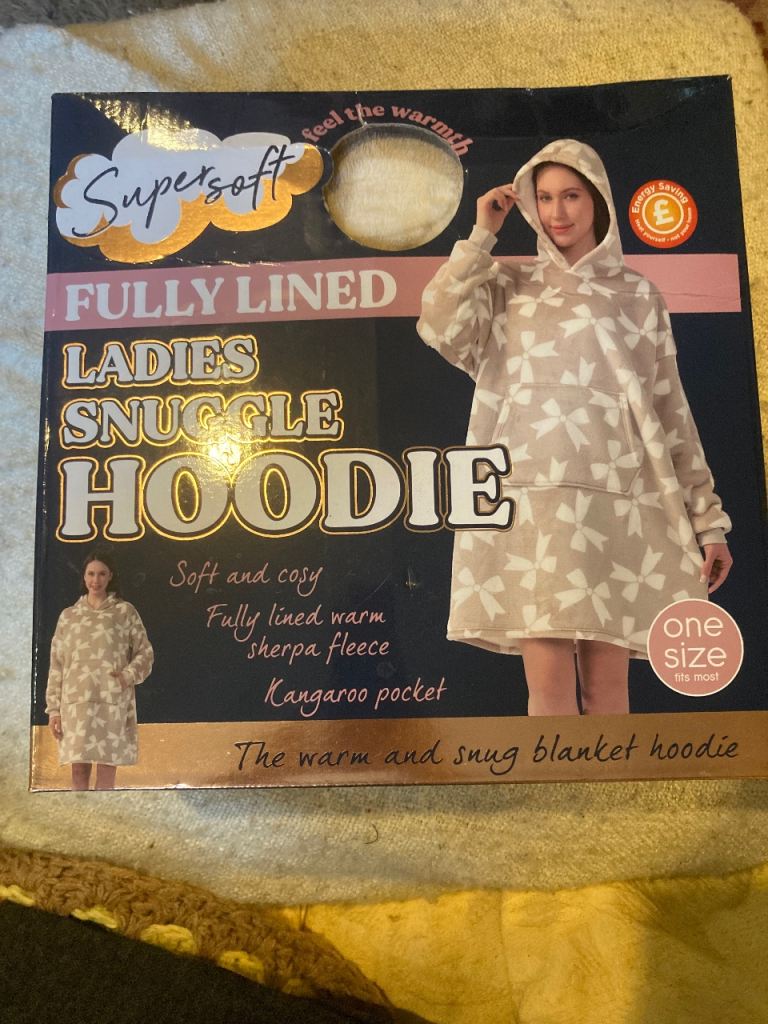 Brand New Ladies Snuggle Hoodie – Super Soft & Fully Lined – Perfect Valentine’s Gift! 💝