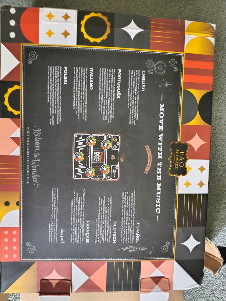 FAO SCHWARZ DANCE MIXER RYTHM STEP PLAYMAT
