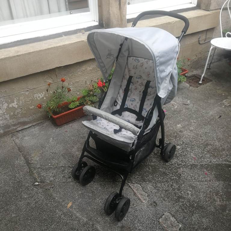 Grey Baby Pushchair Stroller - Good Condition, Lightweight