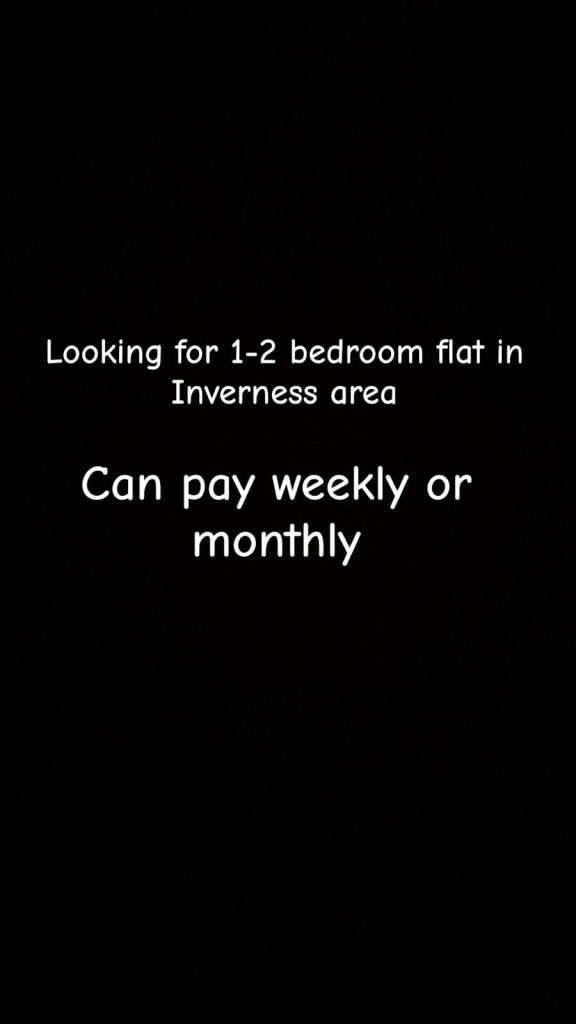 Looking for a 1-2 bedroom flat 