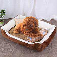 image for Dog Bone Pattern Big Soft Warm Kennel Pet Dog Cat Mat Blanket