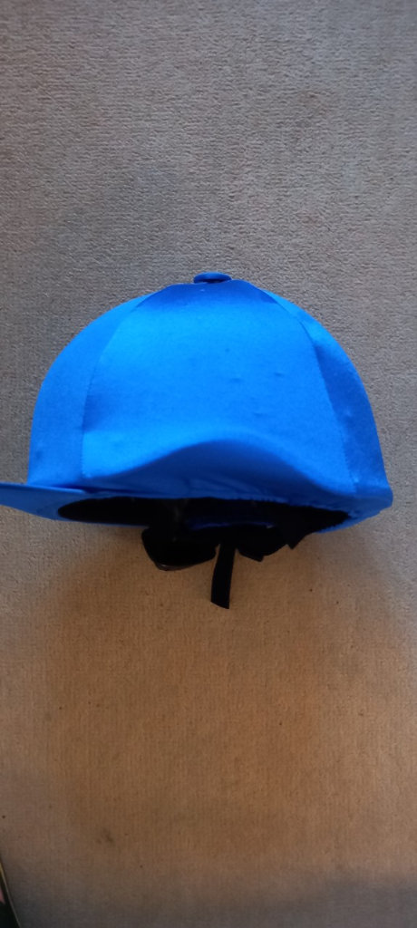 Charles Owen  Childs Horse Riding Hat And Visor Cover In Pristine Condition