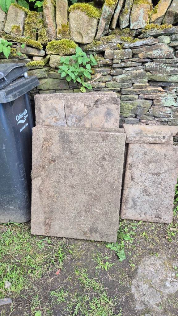 Reclaimed concrete Paving Slabs - Mixed Sizes